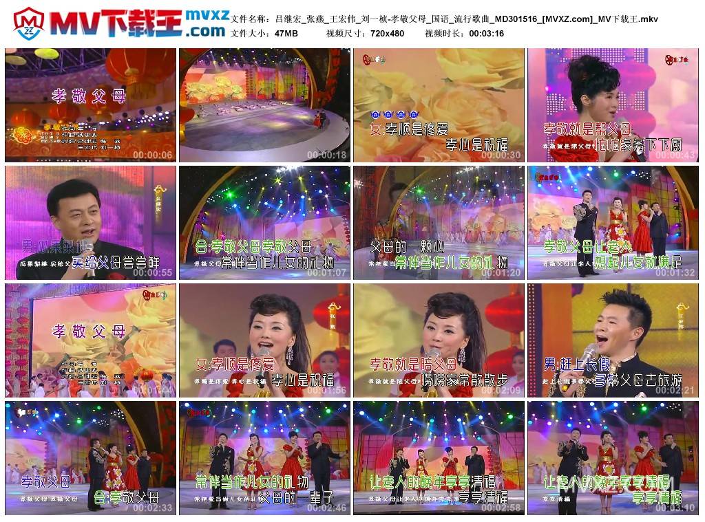 吕继宏_张燕_王宏伟_刘一桢-孝敬父母_国语_流行歌曲_MD301516